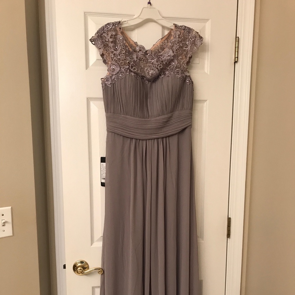 NWT Grey Evening Gown size 8